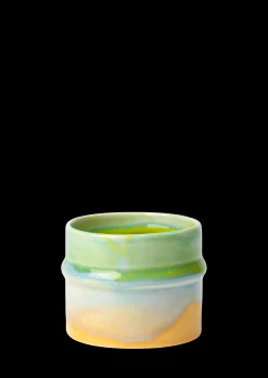 Kähler Poppery Krus 27 cl apple green/mint/yellow