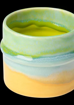 Kähler Poppery Krus 27 cl apple green/mint/yellow