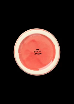 Kähler Poppery Krus 36 cl yellow/apple green/pink