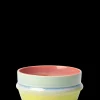 Kähler Poppery Skål Ø12 cm pink/mint/apple green