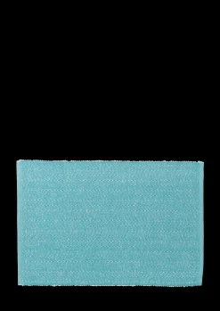 Lyngby Porcelæn Herringbone Dekkebrikker 43x30 cm turkis