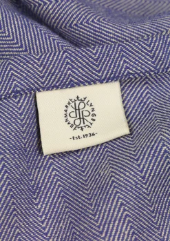 Lyngby Porcelæn Herringbone Duk 150x320 cm blå