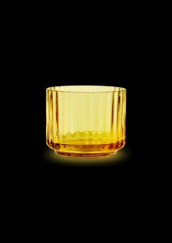 Lyngby Porcelæn Lyngby Telyslykt Ø6.7 cm amber
