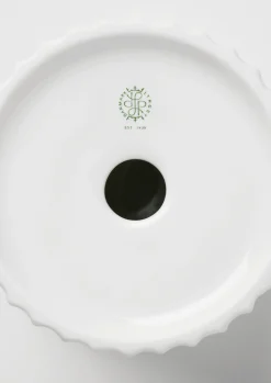 Lyngby Porcelæn Lyngby Tura Lysestake til kubbelys hvit