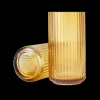 Lyngby Porcelæn Lyngby Vase H20.5 amber munnblåst glass