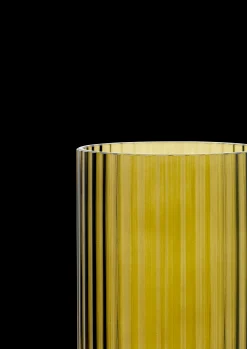 Lyngby Porcelæn Lyngby Vase H20.5 olivengrønn glass