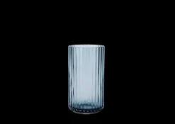 Lyngby Porcelæn Lyngby Vase H15.5 blue munnblåst glass