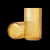 Lyngby Porcelæn Lyngby Vase H15.5 amber munnblåst glass