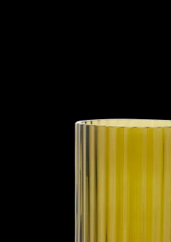 Lyngby Porcelæn Lyngby Vase H15.5 olivengrønn glass