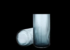 Lyngby Porcelæn Lyngby Vase H20.5 blue munnblåst glass