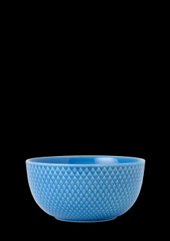 Lyngby Porcelæn Rhombe Color Skål Ø13 cm blå