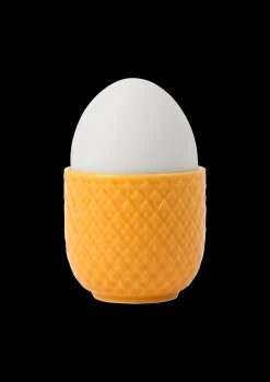 Lyngby Porcelæn Rhombe Color Eggeglass Ø5 cm gul