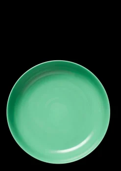 Lyngby Porcelæn Rhombe Color Serveringsskål Ø28 cm grønn