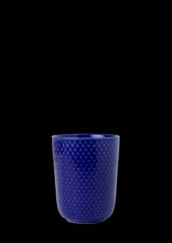 Lyngby Porcelæn Rhombe Color Krus 33 cl mørk blå