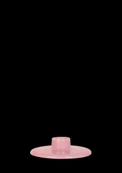 Lyngby Porcelæn Rhombe Color Lysestake H3 rosa