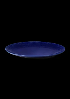 Lyngby Porcelæn Rhombe Color Oval serveringsfat