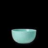Lyngby Porcelæn Rhombe Color Skål Ø13 cm aqua