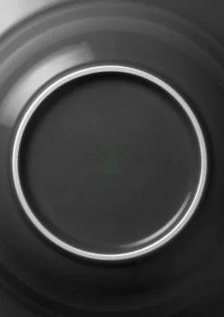 Lyngby Porcelæn Rhombe Earth Dyp tallerken Ø24.5 cm slate