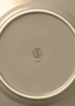 Lyngby Porcelæn Rhombe Earth Lunsjtallerken Ø23 cm clay