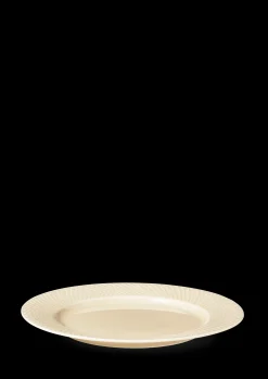 Lyngby Porcelæn Rhombe Earth Middagstallerken Ø27 cm marble