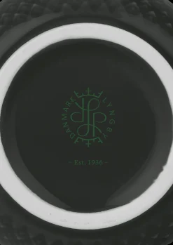 Lyngby Porcelæn Rhombe Earth Kopp med hank 39 cl slate