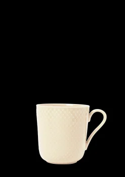 Lyngby Porcelæn Rhombe Earth Kopp med hank 39 cl marble