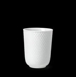 Lyngby Porcelæn Rhombe Krus 33 cl hvit