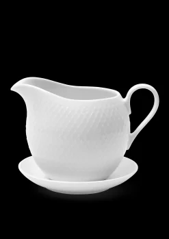 Lyngby Porcelæn Rhombe Sausekanne 67 cl hvit