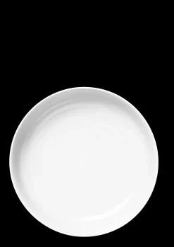 Lyngby Porcelæn Rhombe Serveringsskål Ø28 cm hvit - Kjøp nå