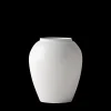 Lyngby Porcelæn Rhombe Vase H25 hvit porselen