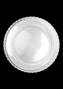 Lyngby Porcelæn Vase H25 cm swirl white munnblåst glass