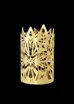 Lysestake Ø9.5 cm forgylt