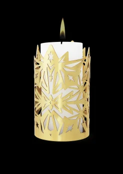 Lysestake Ø9.5 cm forgylt