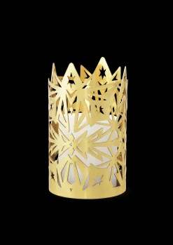 Lysestake Ø9.5 cm forgylt