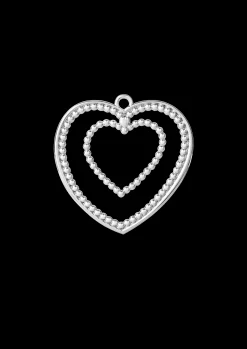 Rosendahl Ball Heart H7 forsølvet