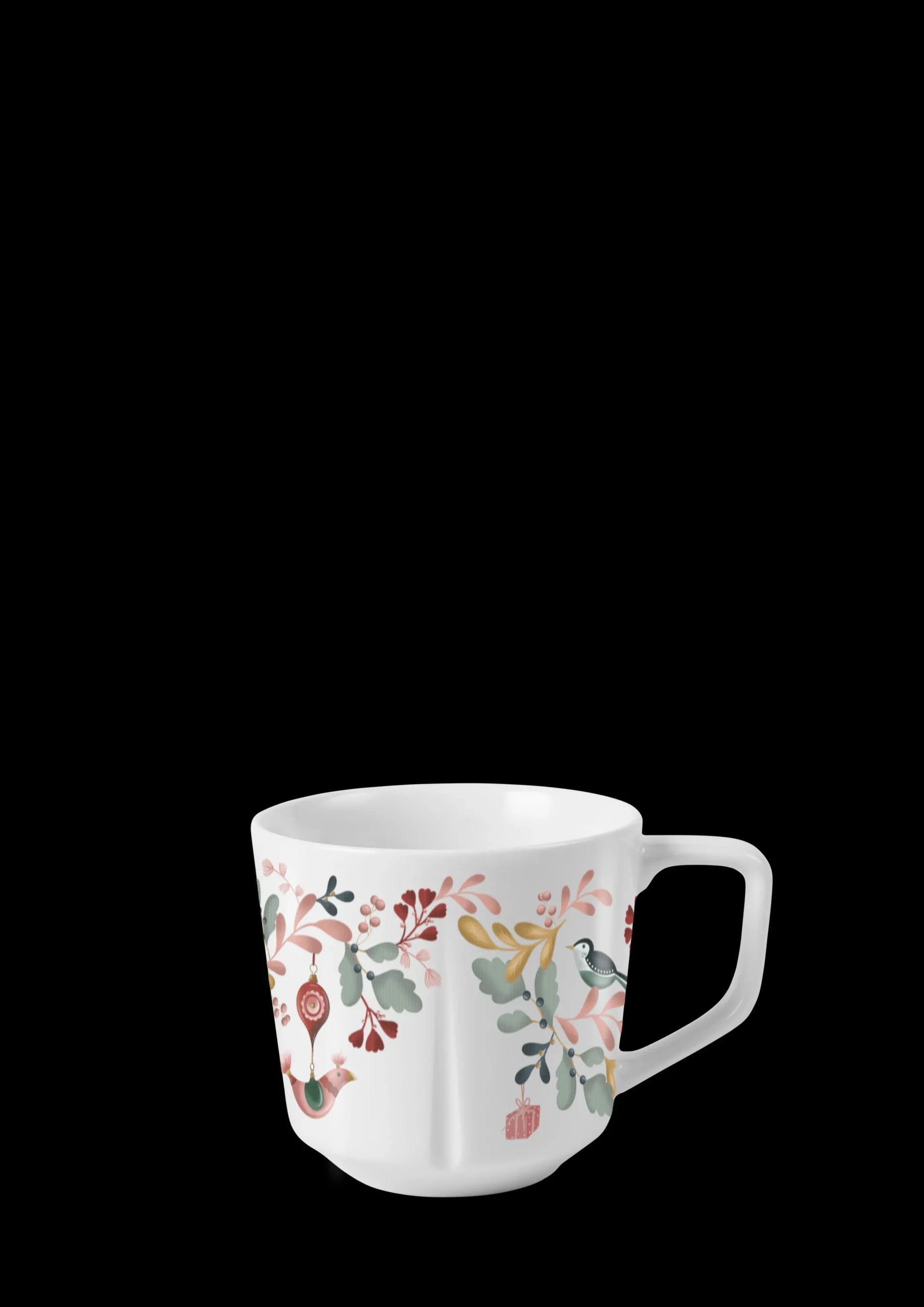 Rosendahl GC Cottage Krus 30 cl hvit m. deko - Kjøp nå