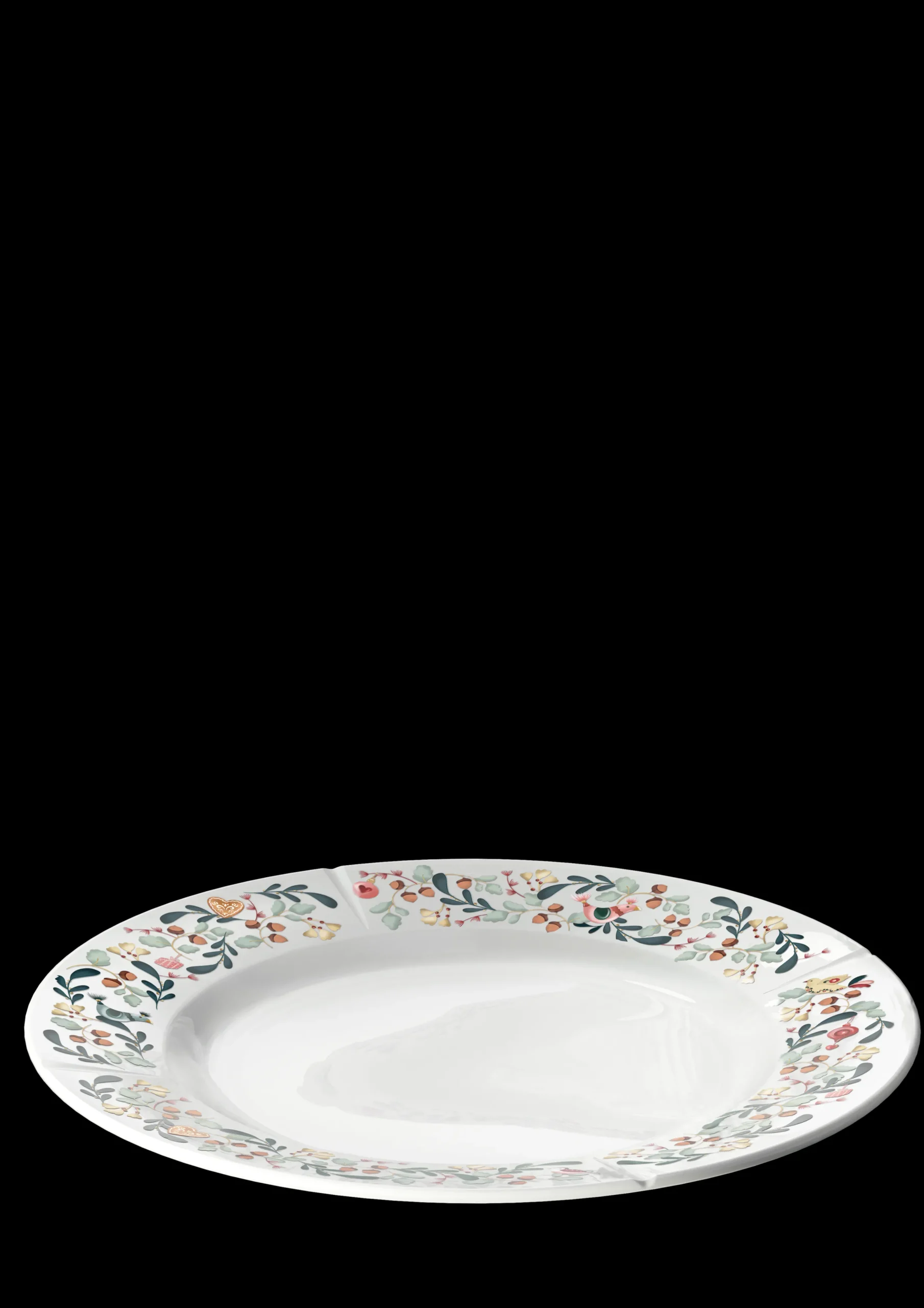 Rosendahl GC Cottage Tallerken Ø27 cm hvit m. deko - Kjøp nå