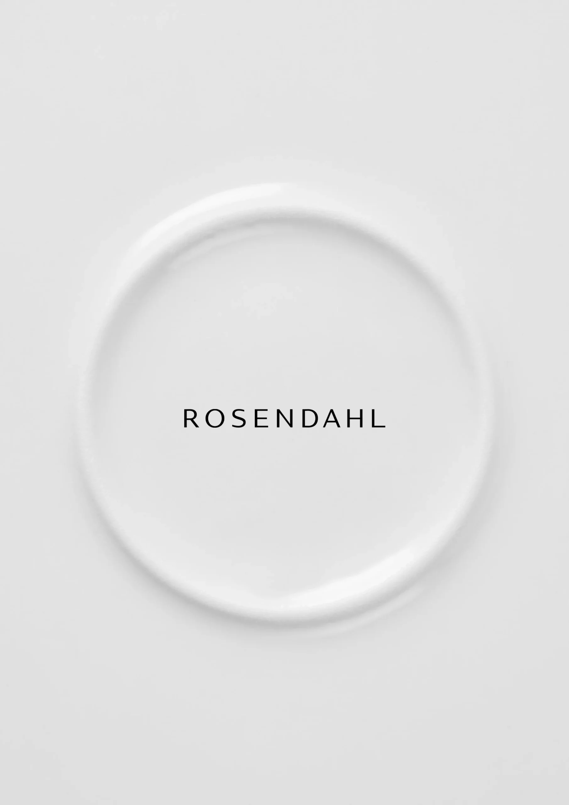 Rosendahl GC Cottage Tallerken Ø27 cm hvit m. deko - Kjøp nå