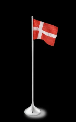Rosendahl RO Bordflagg dansk H35 sølvfarget