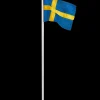 Rosendahl RO Bordflagg svensk H35 sølvfarget