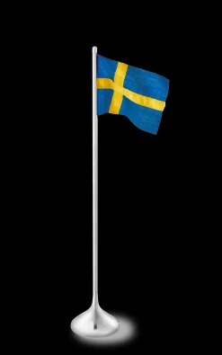 Rosendahl RO Bordflagg svensk H35 sølvfarget